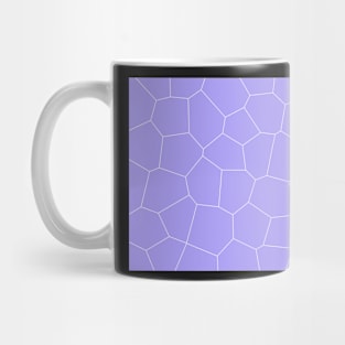 Geometric abstract - blue and white. Mug